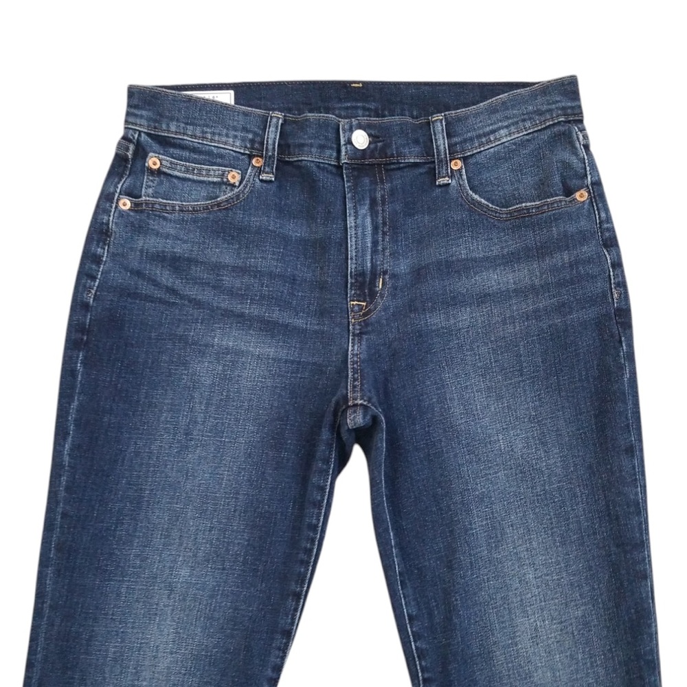 GAP‎ Girlfriend Mid Rise Dark Glendale Jeans Size 28 (6) NWOT - Picture 3 of 9